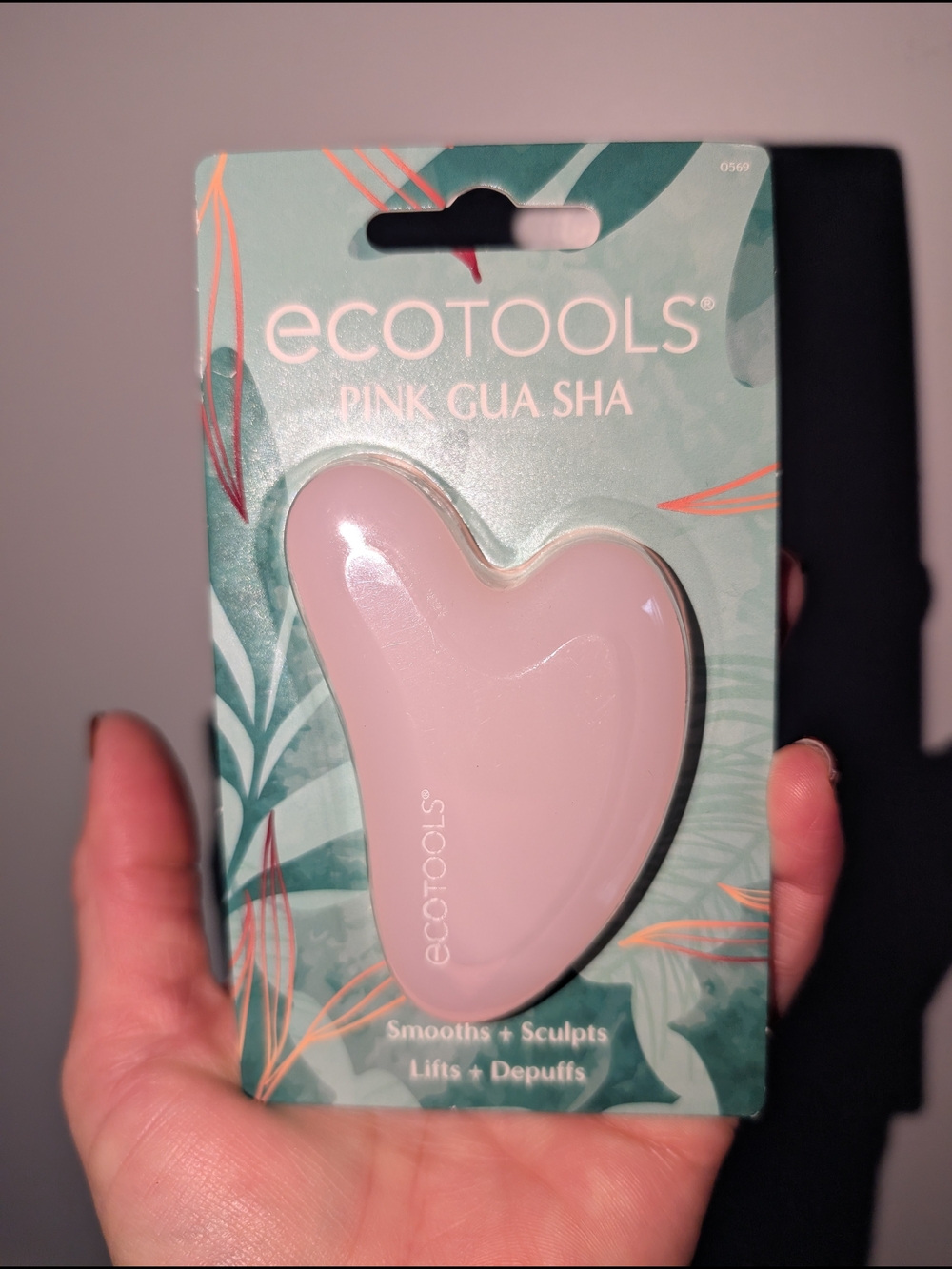 ecotools Teal and Coral Facial Tool Packaging
